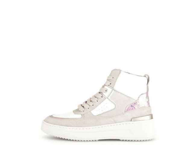 Gabor Damen Sneaker High Beige - Materialmix Leder/Lederimitat Gabor Damen Sneaker High Beige - Materialmix Leder/Lederimitat
