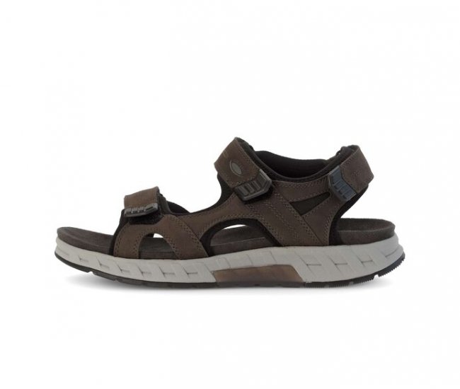 Gabor Herren Rollingsoft Trekkingsandale Braun - Materialmix Leder/Textil Gabor Herren Rollingsoft Trekkingsandale Braun - Materialmix Leder/Textil
